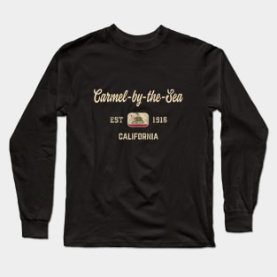 Carmel By The Sea California Retro EST.1916 Long Sleeve T-Shirt